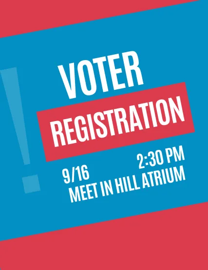 2 Yellow Voter Registration Walk