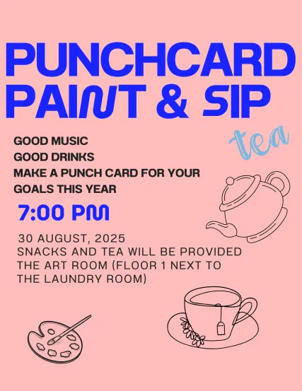 Punchcard Paint and Sip
