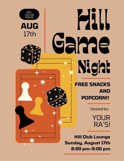 Hill Game Night featuring Bingoooo
