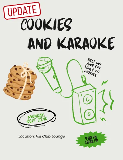 cookies karaoke 9/22