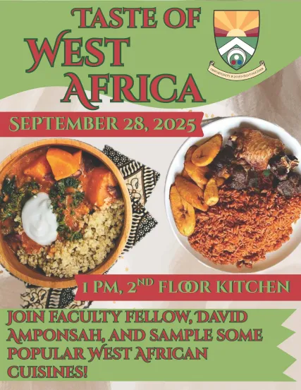 taste of west Africa 9-28-25