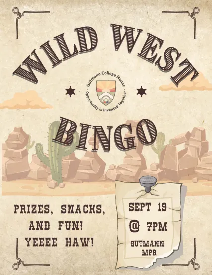 wild west bingo 9/19/25