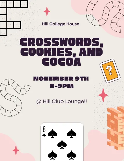 crosswords cookies cocoa program team 11/9