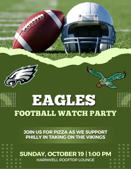 Eagles Game Harnwell Rooftop Lounge Oct 19th 1pm!