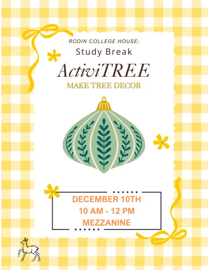 yellow white checkerboard pattern pcinic blanket pattern green ornament center activitree december tenth ten am study break