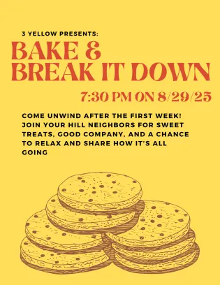 Bake & Break It Down: 8/29/25 at 7:30pm