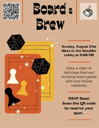 Board & Brew Poster
