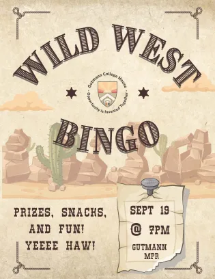wild west bingo 9/19/25