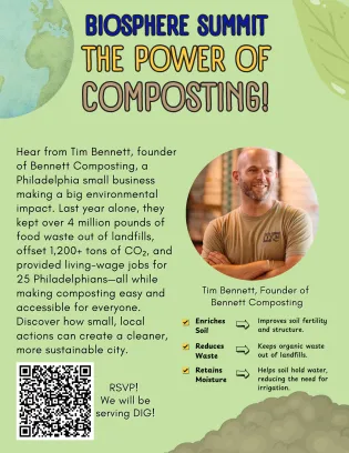 Power of Composting Flyer with Speaker Tim Bennett