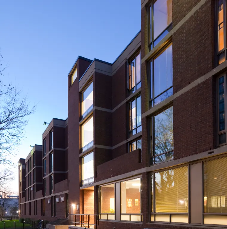 An exterior image of Du Bois College House