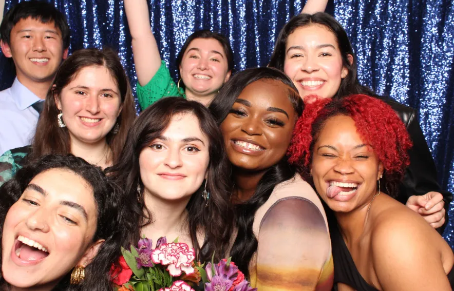 Gregory residents pose for a picture at a gala event