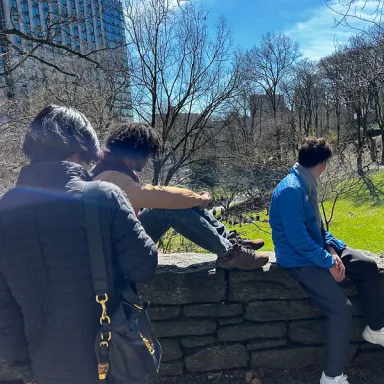 Perspectives in Humanities students visiting NYC
